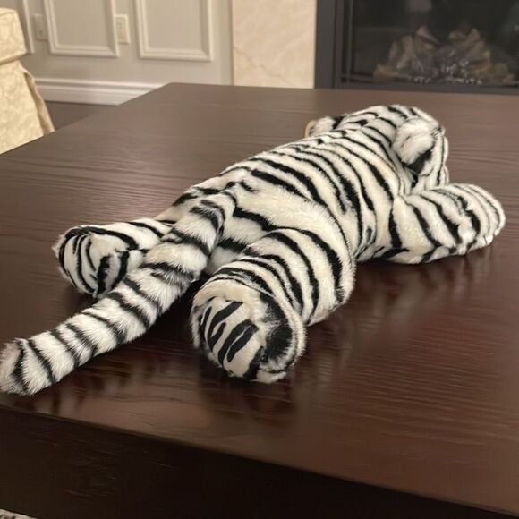 2000 Ty Beanie Buddy Blizzard the White Tiger Excellent Condition 18” Vintage - Picture 7 of 10